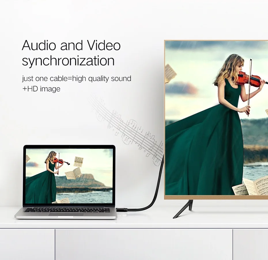 HDMI кабель 3 фута 6 футов 10 2 0 1 м 5 позолоченный штекер высокая скорость 18 Гбит/с