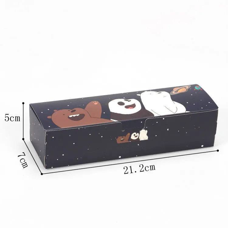 Smiling Panda 20 шт бумажные коробки для печенье, торты Подарочная коробка Упаковка Для Свадьбы Дети День рождения дома вечерние панда Радуга коробка для макарун - Цвет: Smiling Panda