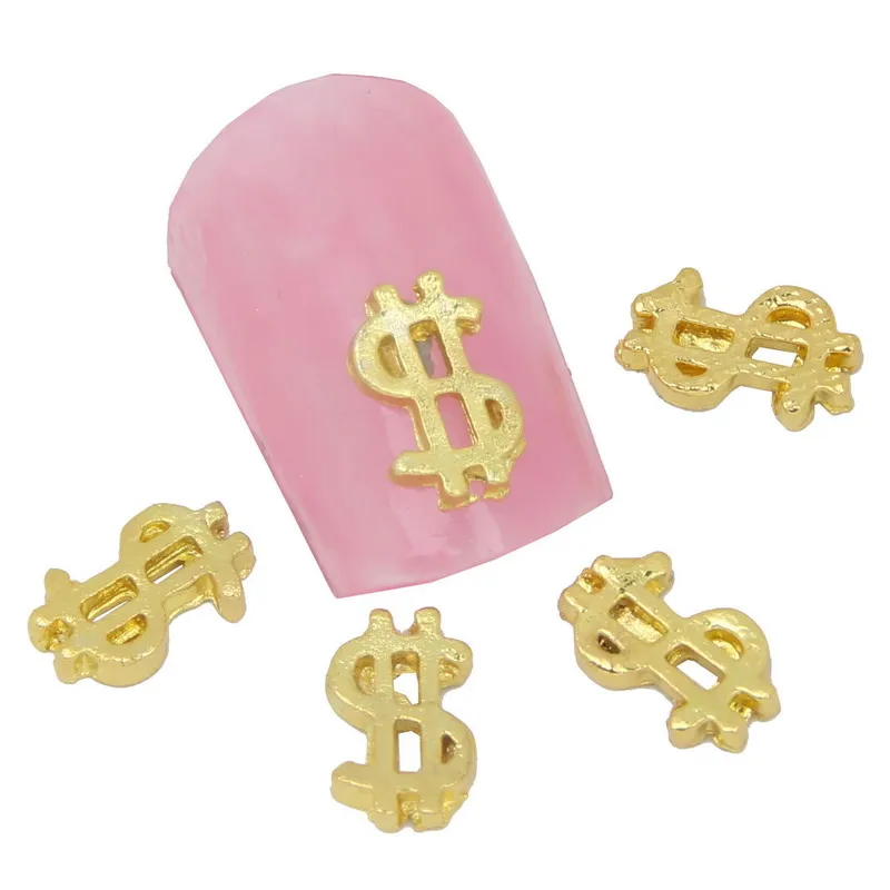 10 шт./лот Новое поступление выдалбливают золото USD в виде доллара 3D сплав