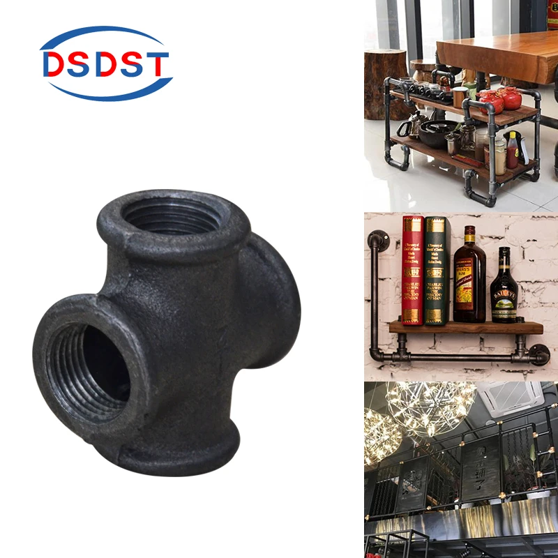 Фото Тройник с черными бусинами 5 дюймов 1/2 дюйма|pipe fittings|pipe tee fittingpipe |