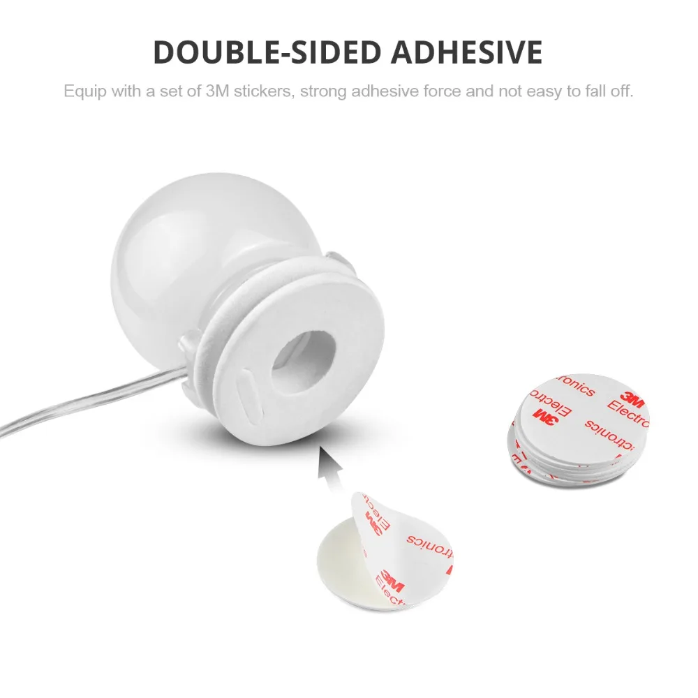 10 Вт косметическое зеркало LED настенные лампочки набор для туалетного столика