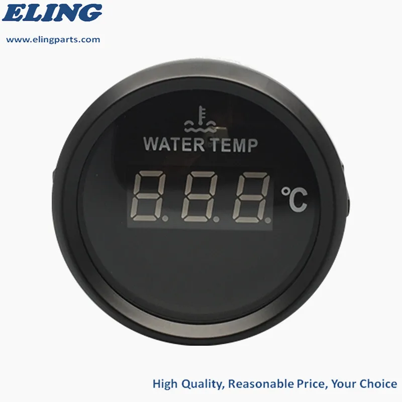 Цифровой водостойкий и пыленепроницаемый измеритель температуры воды 52 мм для