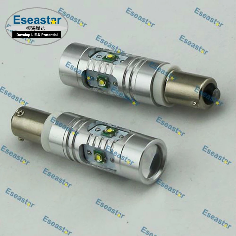 2 шт./лот eseastar 25 Вт светодиодный прожектор bses BA9S/BAY9S Высокая мощность LED T4W авто свет
