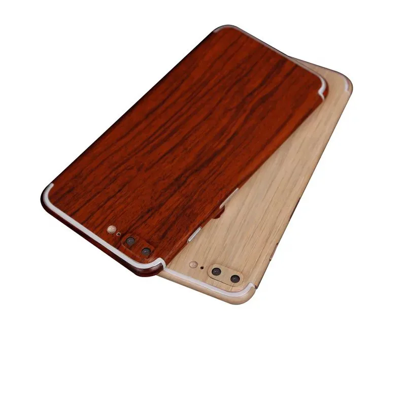 Luxury Wood Grain For iphone 7 7plus Full Body Cover Skin Sticker Protection Case 8/ 8 plus X |