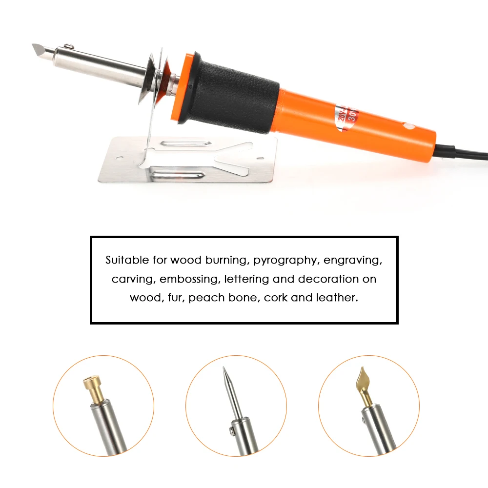 24 шт. паяльник инструменты для резьбы по дереву наконечник древесная пирография