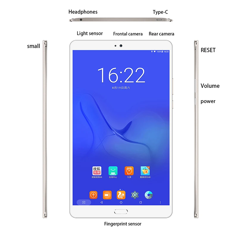 Teclast T8 8 4 дюйма Android 7 0 шестигранный 4G + 64G планшетный ПК WiFi Bluetooth планшеты