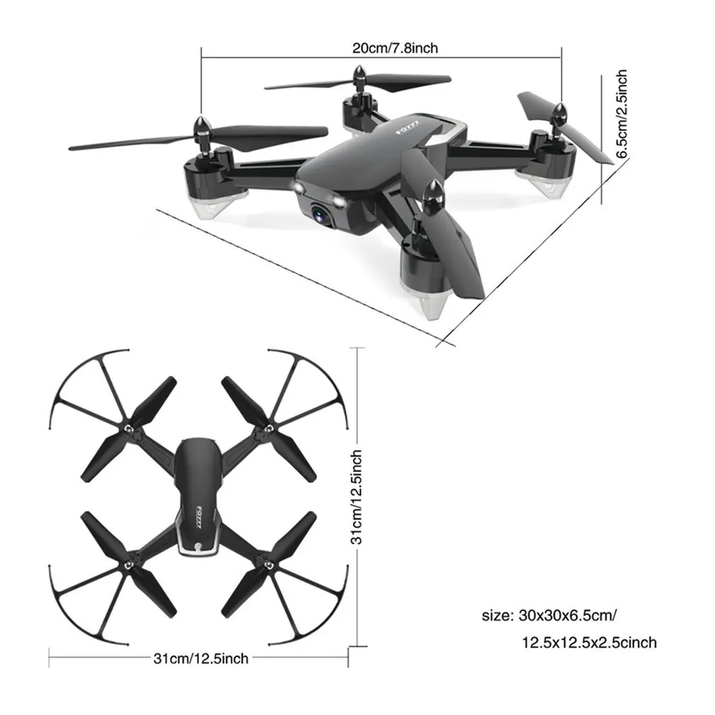 Складной Квадрокоптер Радиоуправляемый Дрон FQ777 FQ35/FQ40 0.3MP/2.0MP 2,4G Радиоуправляемый вертолет RTF wifi FPV HD камера с высоким содержанием бесголовых дронов