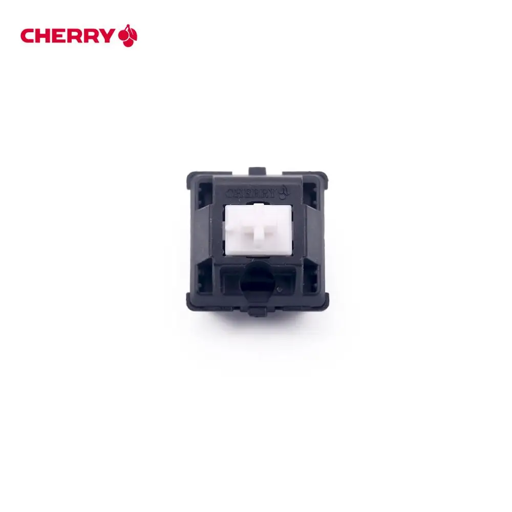 White Cherry MX/RGB/бесшумный переключатель, черный, красный, синий, прозрачный, белый, зеленый, линейный, серый, переключатели для механической клавиатуры - Цвет: White