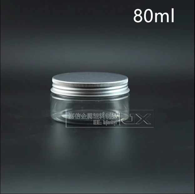 50ml silver lid 50 мл 100 мл 250 мл Пустые Ясно Пластик упаковка бутылки банку серебряной крышкой с окном косметические контейнеры 30 шт - Цвет: 50ml silver lid