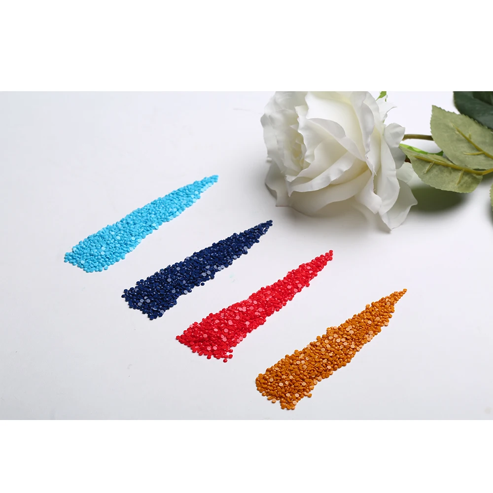 Фиолетовый цветок Алмазная мозаика ручной работы вышивка крестиком Кристалл