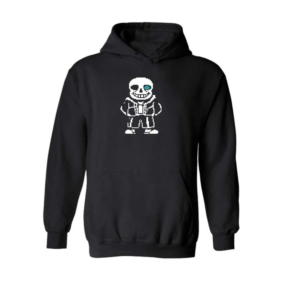 Модная толстовка с капюшоном Game Undertale Sans пуловер для мальчиков и девочек одежда