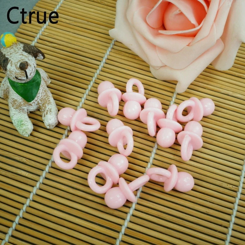 10 шт. акриловая детская бутылка и соска детский душ сувенир сделай сам украшения