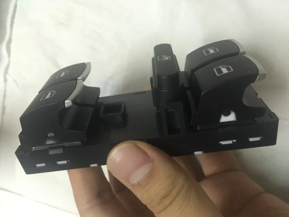 Хромированный электрический стеклоподъемник для VW Jetta Golf MK5 MK6 GTI Rabbit Passat B6 3C Tiguan 5ND