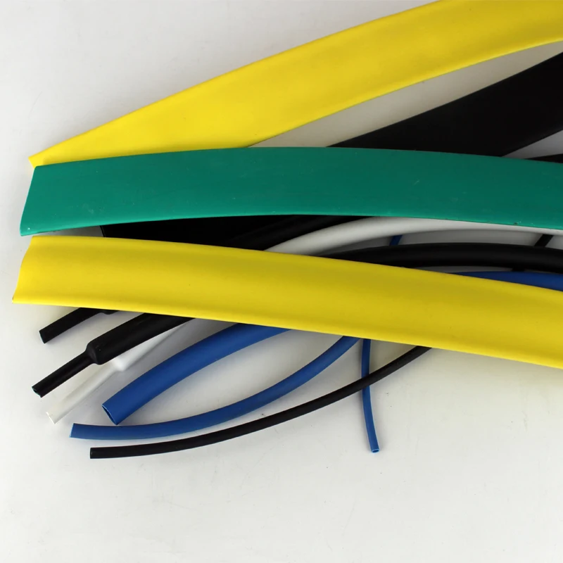 1 м/лот 7 9 мм 3:1 термоусадочная трубка с клеевым слоем двойная настенная комплект