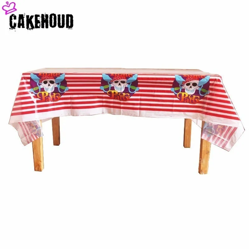 Одноразовые PE Пластиковые Ресторан скатерти прямоугольное с принтом стол