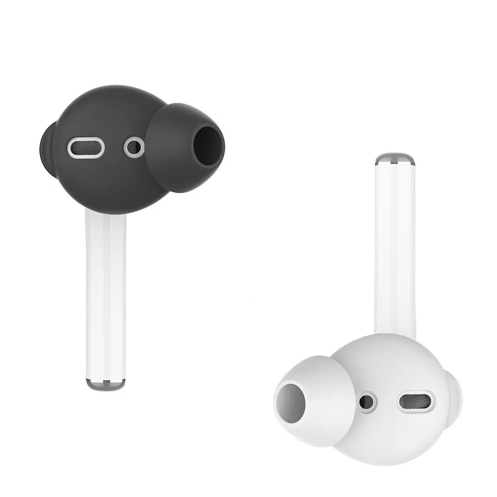 Для Apple AirPods 6 шт. силиконовые наушники-капельки чехол для huawei FreeBuds2/Honor FlyPods шум изоляции уха советы w/чехол для хранения
