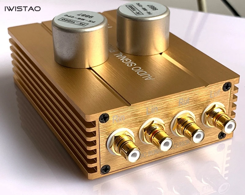 Пассивный предусилитель IWISTAO усилитель аудиосигнала трансформатор RCA в для