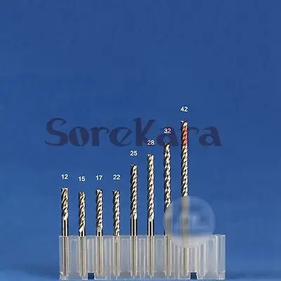 4*22 мм длинные четыре флейты Концевая фреза фрезерный ЧПУ резьбы инструменты для