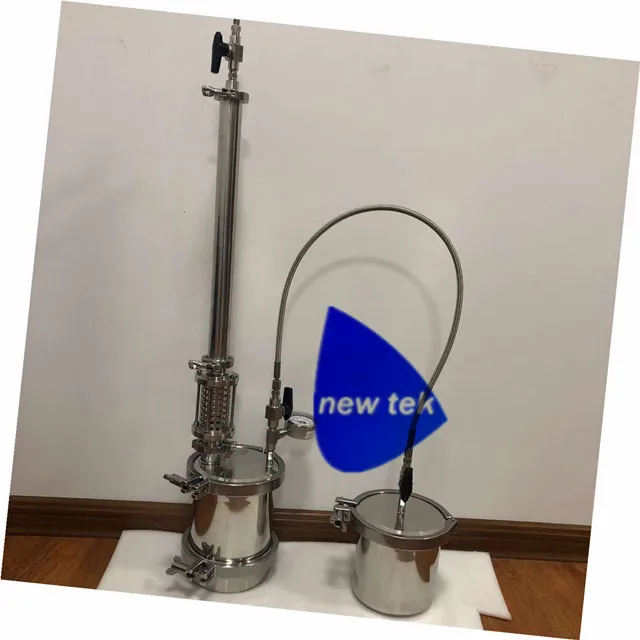 Бутановый экстрактор с замкнутой петлей из нержавеющей стали 135 г смотровым