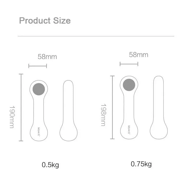 2 шт./компл. Xiaomi Youpin перенести ее Beat для гимнастического зала Портативный мини зарядка через usb триколор умные спортивные гантели Фитнес оборудование