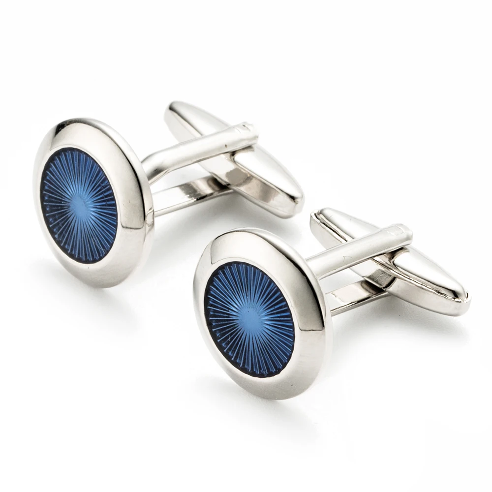 Запонки с голубыми вставками из эпоксидной смолы превосходного качества 277 |