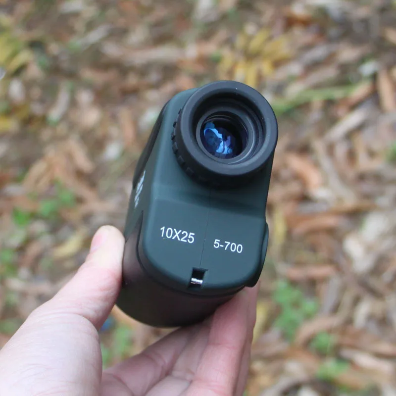 Лидер продаж 700 м bushnell лазерный дальномер 10X25 оптика Монокуляры Охота гольф Открытый дальномер измерительный телескоп