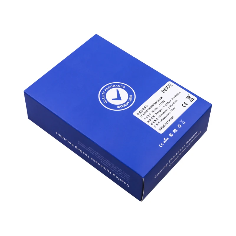 CCT02 цифровой толщиномер покрытия автомобильная краска Тестер F/N зонд 2000um/78 7 mils с