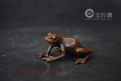 

Antique Bronze Sculpture Of Pocket Tree Frog Small Ornaments