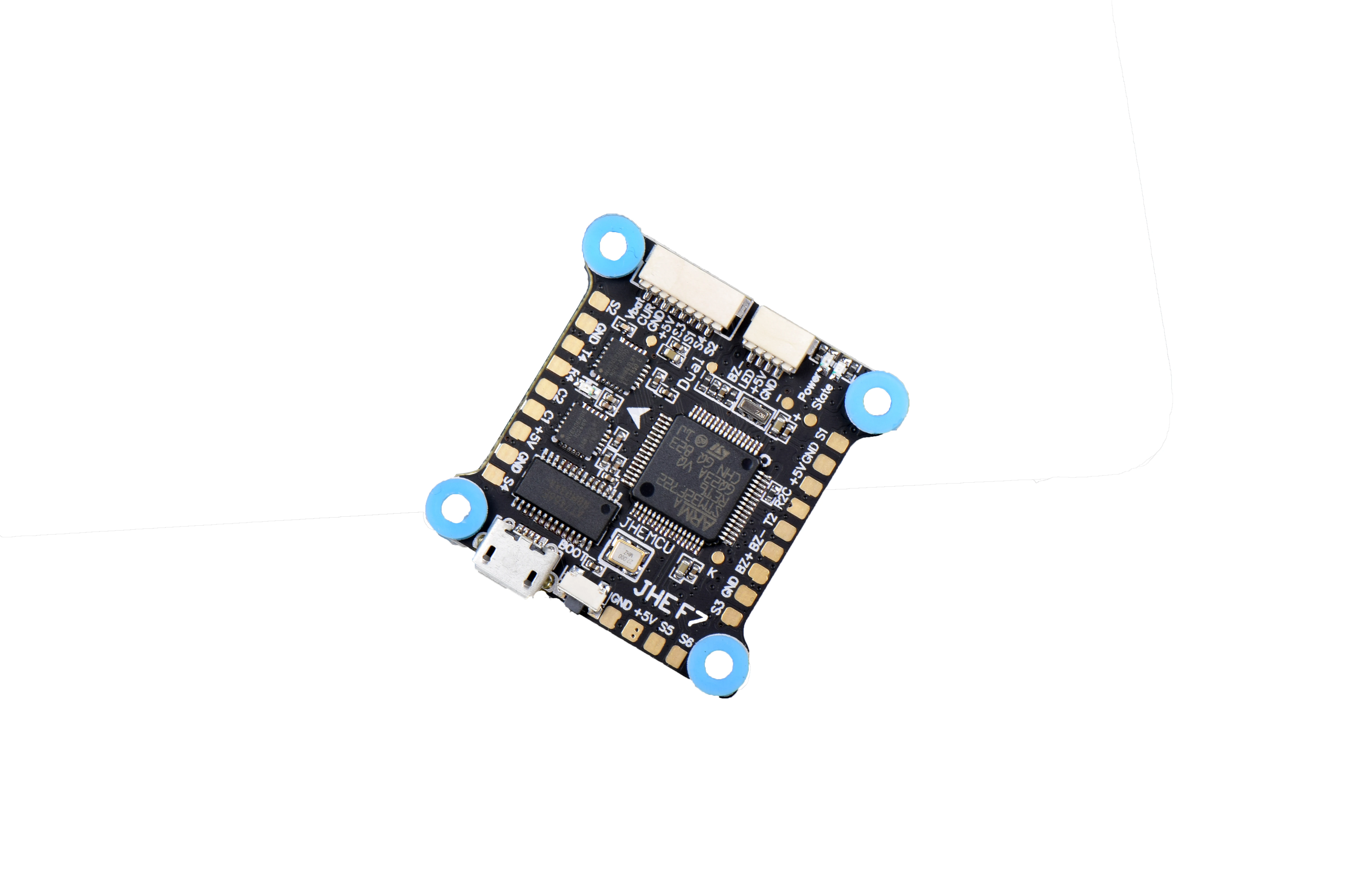 JHEMCU двойной гироскоп F7 Контроллер полета AIO OSD 5V 8V BEC & черный ящик 30 5x30 5 мм для