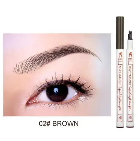 color 2 Drxiner карандаш для бровей, микроблейдинг, тату-ручка для бровей, тонкий эскиз, жидкая ручка для бровей, водостойкая тату, прочный карандаш для бровей - Цвет: color 2