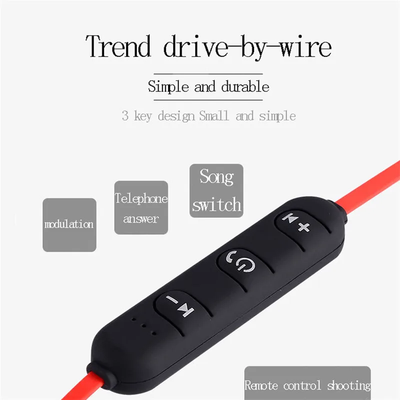 Металлические спортивные беспроводные наушники Bluetooth с защитой от пота