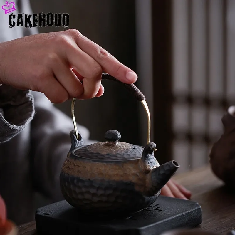 CAKEHOUD японский Ретро чайник ручной работы 230 мл керамический кунг фу Чайник