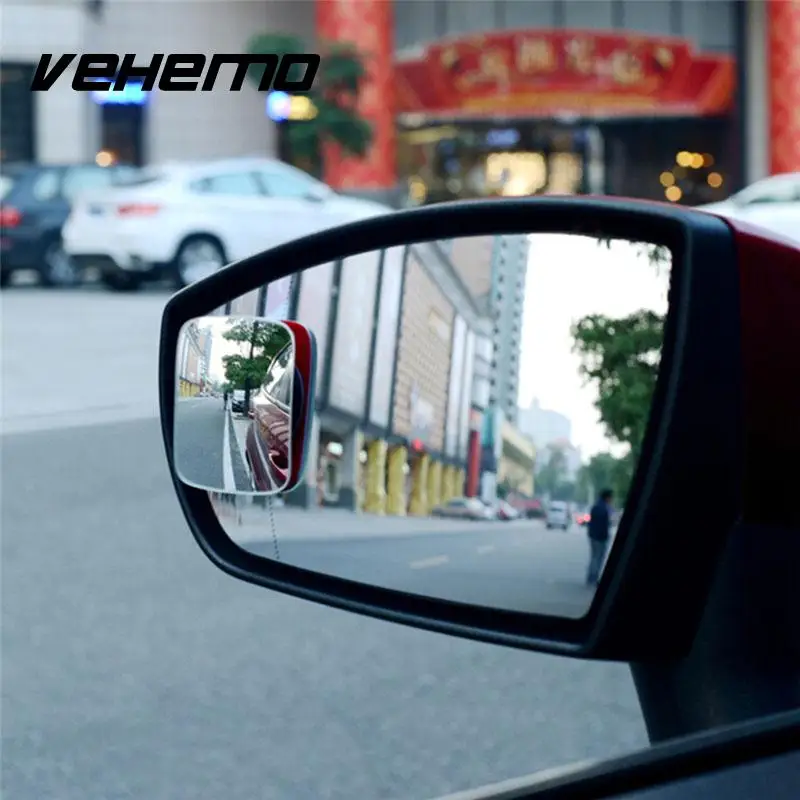 Автомобиль Зеркало заднего вида зеркала квадратный регулируемые слепое пятно