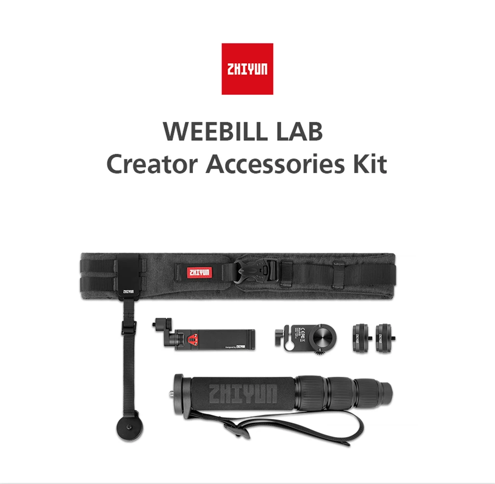 Zhiyun weebill лаборатории 3-осевой Беспроводной изображение передачи Камера Стабилизатор Для беззеркальных Камера OLED Дисплей портативный монопод с шарнирным замком