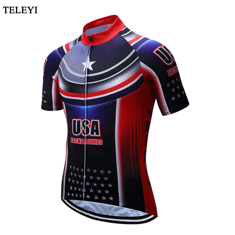 Велосипедная майка TELEYI летняя с коротким рукавом | Спорт и развлечения