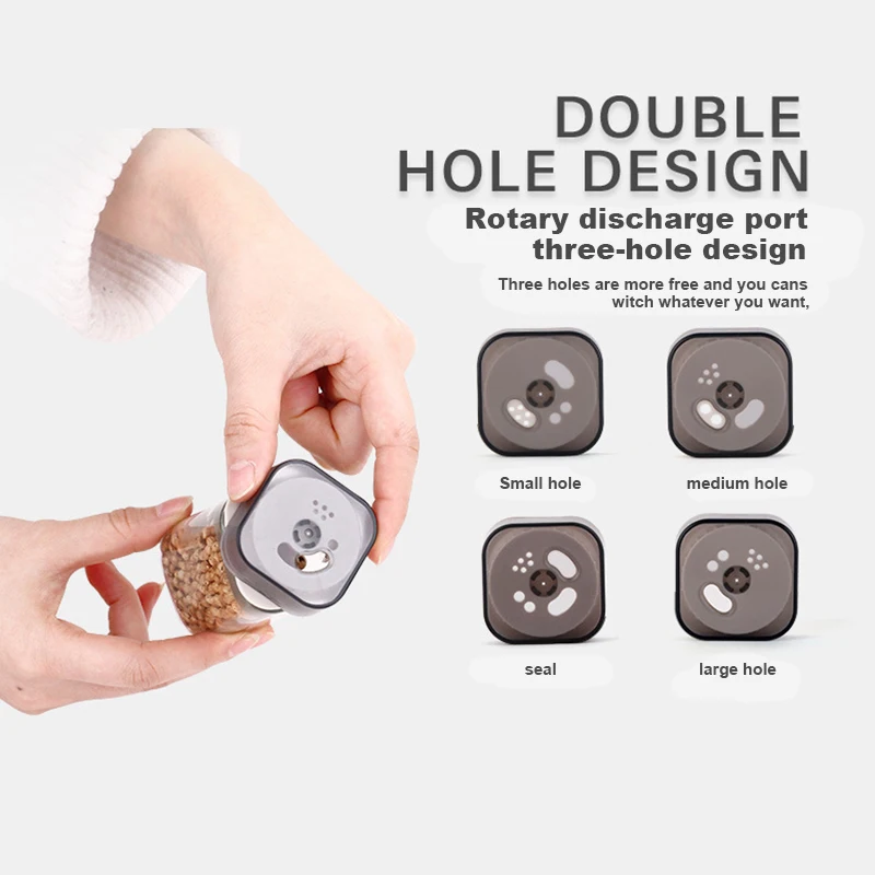 Лидер продаж 1 комплект Стекло банка для специй приправы коробка соли сахара