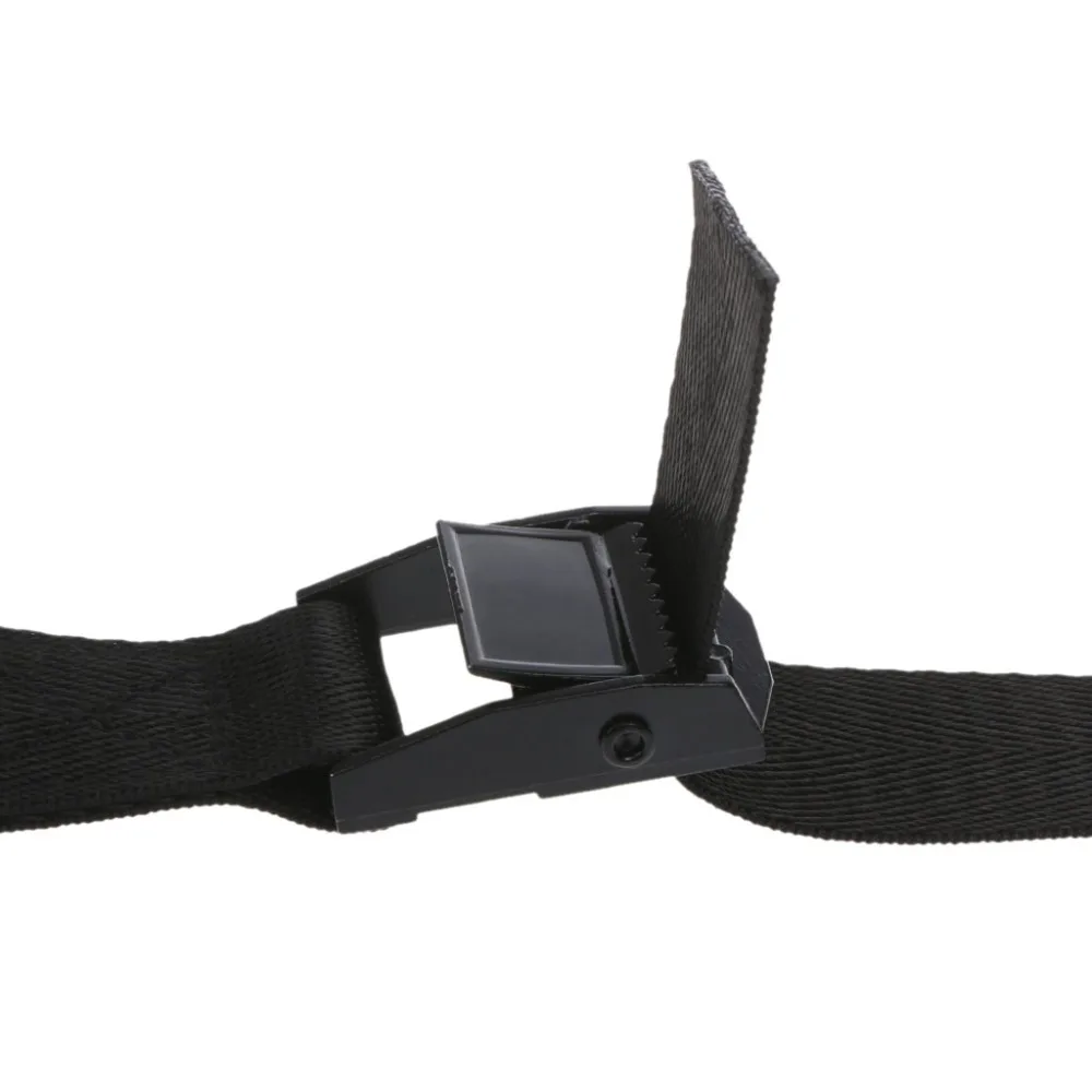 

THINKTHENDO 1PC Travel Tie Down Strap Ratchet Belt Luggage Bag Cargo Lashing Metal Buckle 1m to 5m