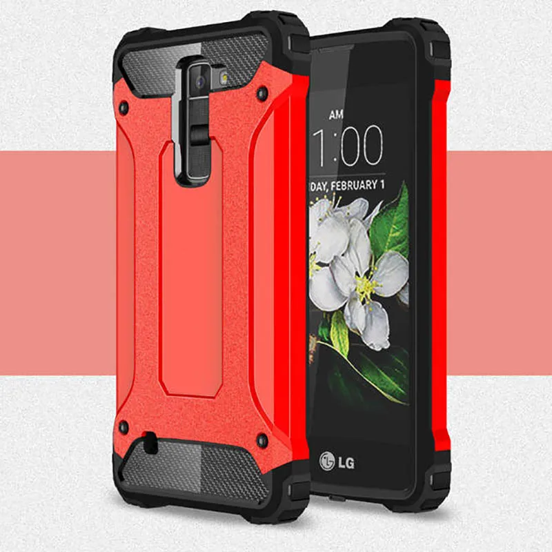 Для LG K4/K5/K7/K8 гибридный надежная защита от повреждений броня корпуса для