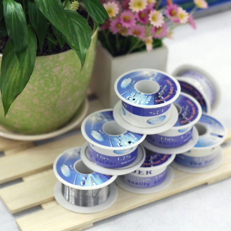 Сварная линия Оловянно-свинцовый припой с канифольным ядром 0 4 мм 5 6 8 1 флюс