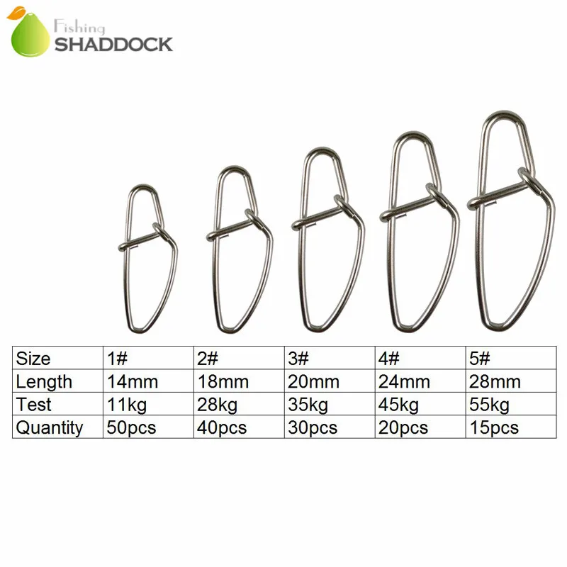 Shaddock Fishing 155 шт./компл. рыболовный Новый крючковый Соединитель с защелкой крючок