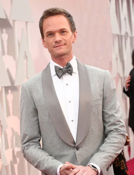 Костюм нейл патрик харрис серый оскар шаль отворот джентльменский костюм из 2