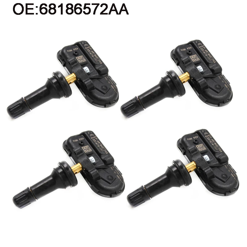 Датчик давления в шинах TPMS 4 шт. для Cherokee Ram Series 14 17 68239720AA 68239720AB 68186572AA|Датчик шинах| |