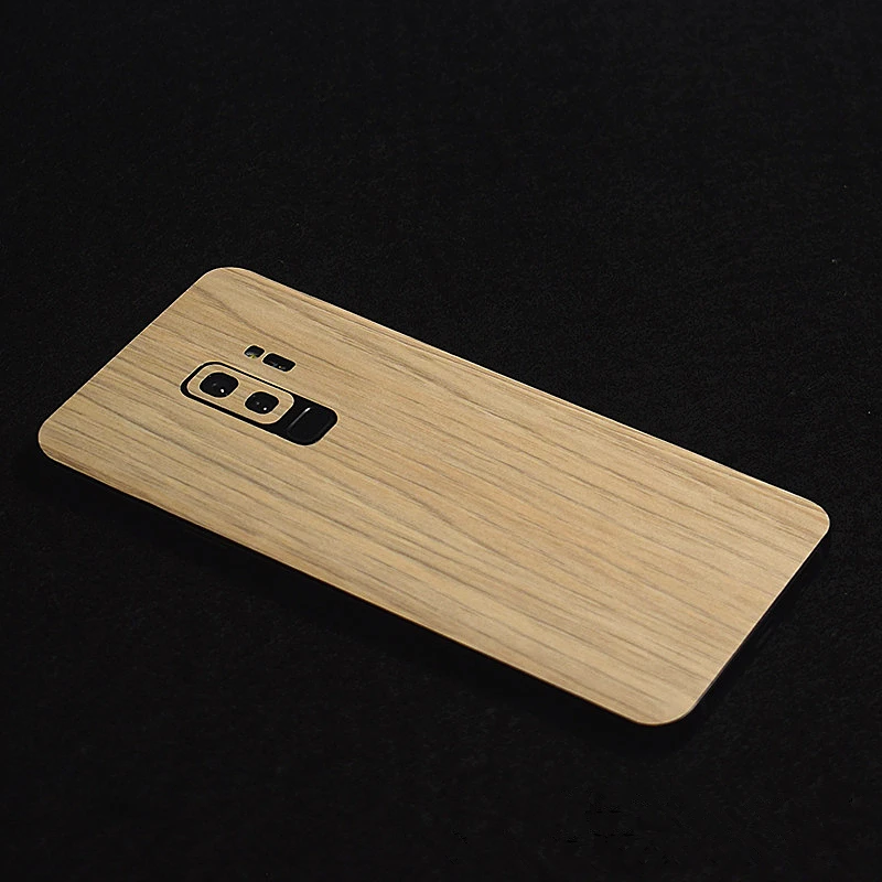 Новая роскошная Защитная пленка с текстурой древесины защитная для задней