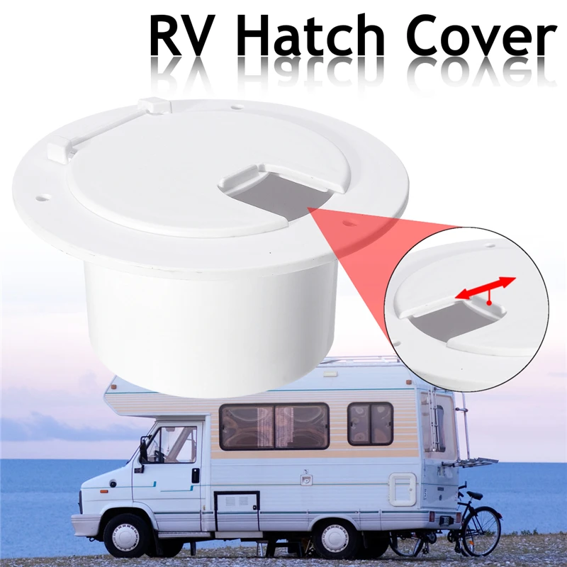 PP материал 130x66 мм RV проволочный замок Коробка RV круглый провод Отсек крышка Соединительная коробка порт RV Кемпинг защита прицепа