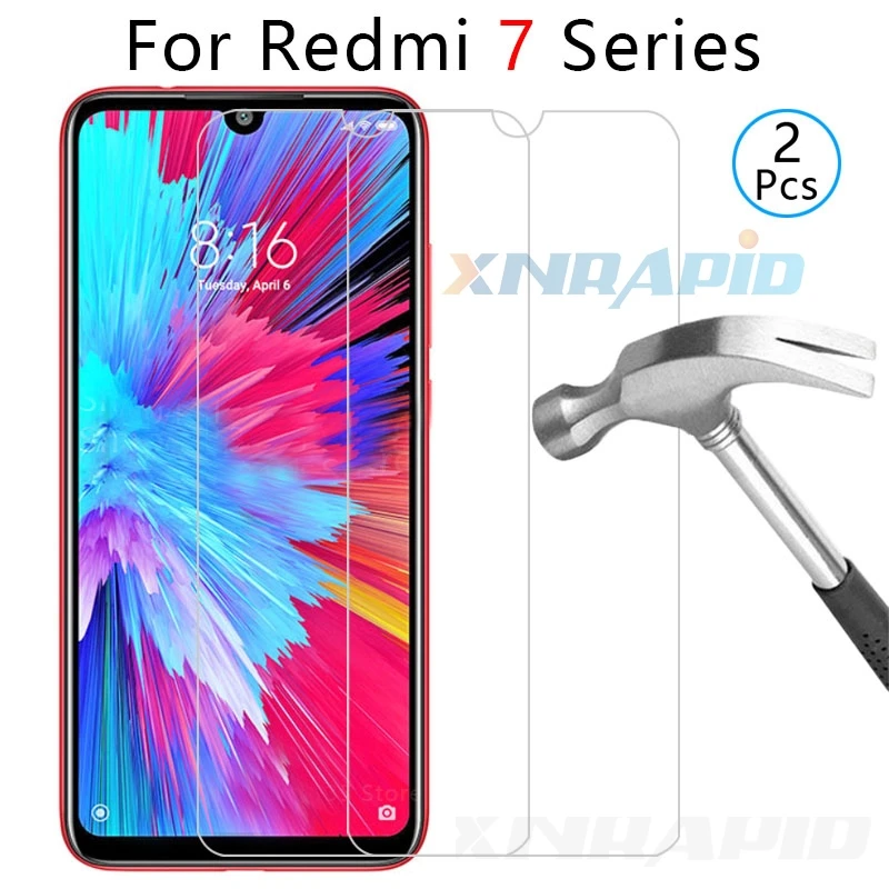 2 шт стекло для xiaomi redmi note 7 pro 7s 7A Y3 c Закаленное стекло Защитная пленка для экрана аксессуары