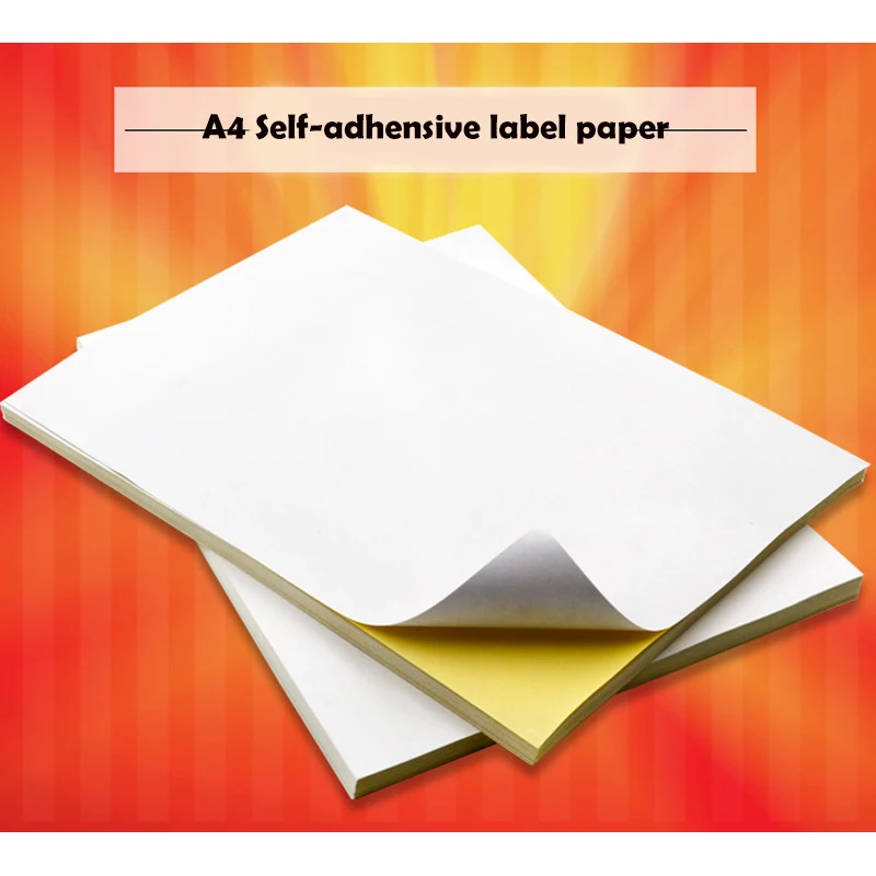 Самоклеящаяся бумага для печати A4 глянцевая матовая этикетка с лазерным