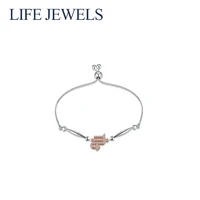 authentic100 925 sterling silver crystal bracelet zircon charm l women luxury silver valentines day gift jewelry 18121