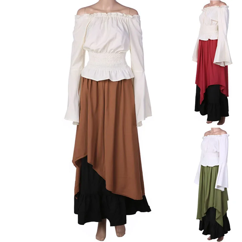 Женский костюм сказочной таверны средневековой эпохи Возрождения женская