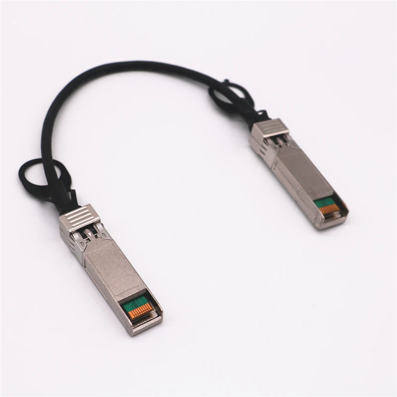 10G ЦАП кабель SFP+ пассивный прямой медный Twinax кабель 0,2 м 30AWG совместимый для Ubiquiti Mikrotik Zyxel Arista и т. Д