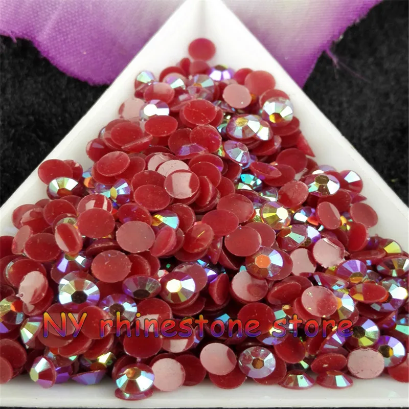 DIY 500 шт./пакет 3D Nail Art Tips SS16 4 мм 15 видов цветных желе ab полимерные стразы с плоской